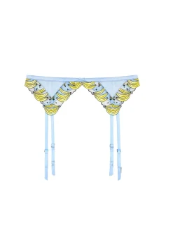 Banana Embroidery Garter Belt