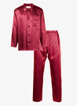 Barolo Silk Jacquard PJ Set