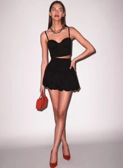 Cropped Terry Bustier