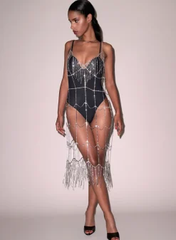 Crystal Fringe Dress