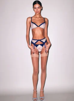 Elara Embroidery Garter Belt
