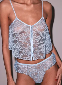 Jasmine Lace Flutter Cami