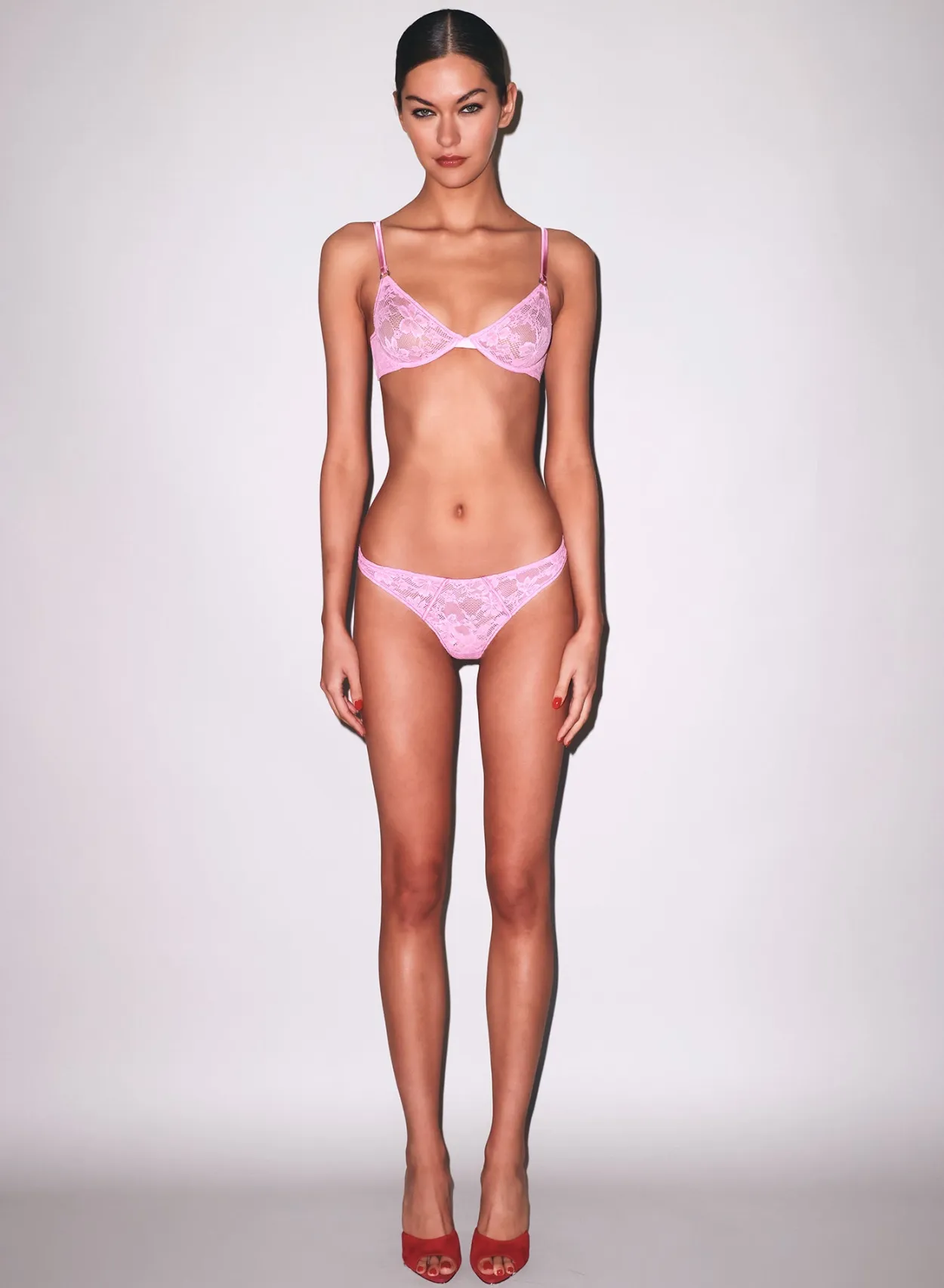 Le Stretch Lace Cheeky