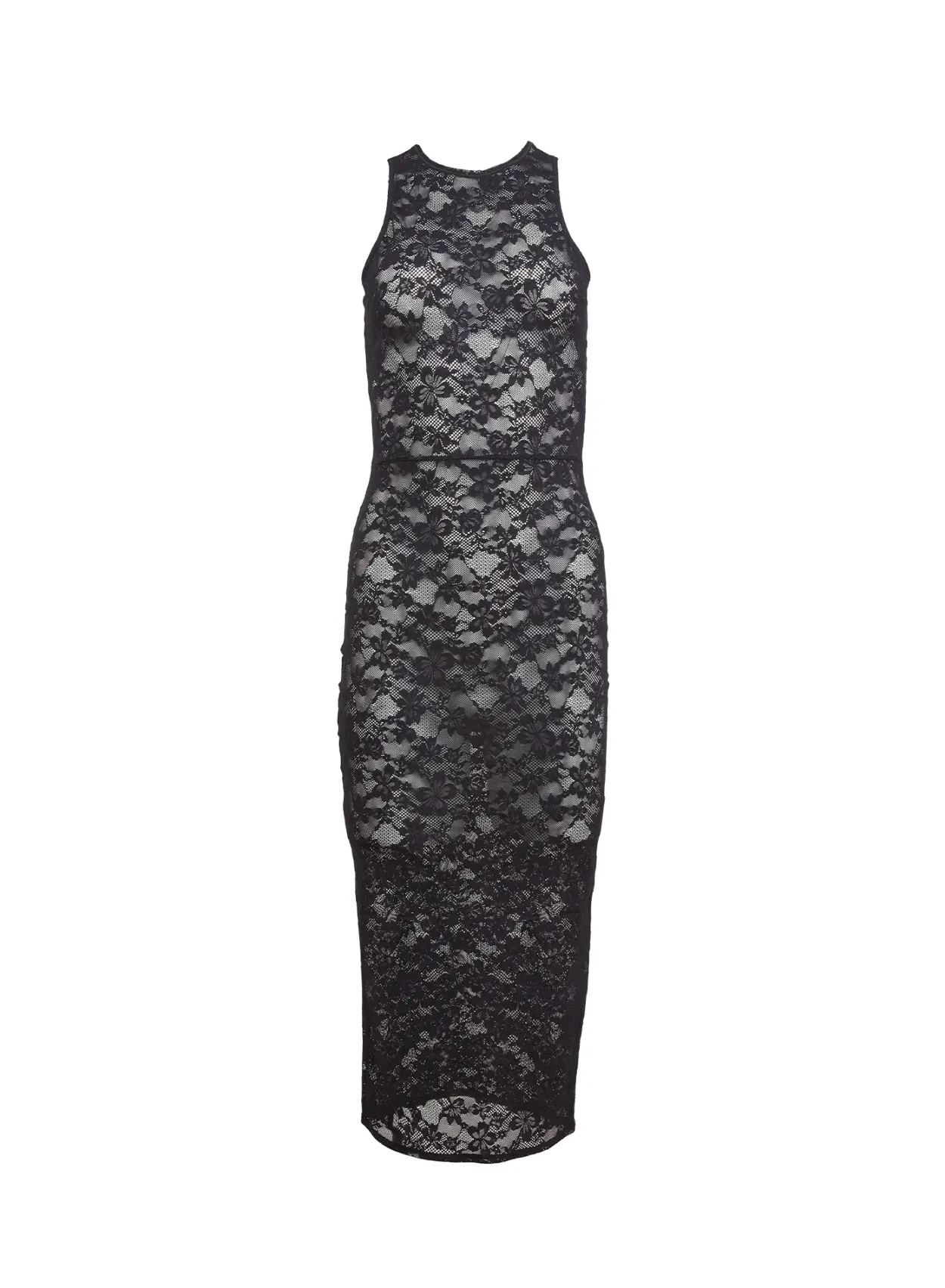 Le Stretch Lace Racer Tank Dress