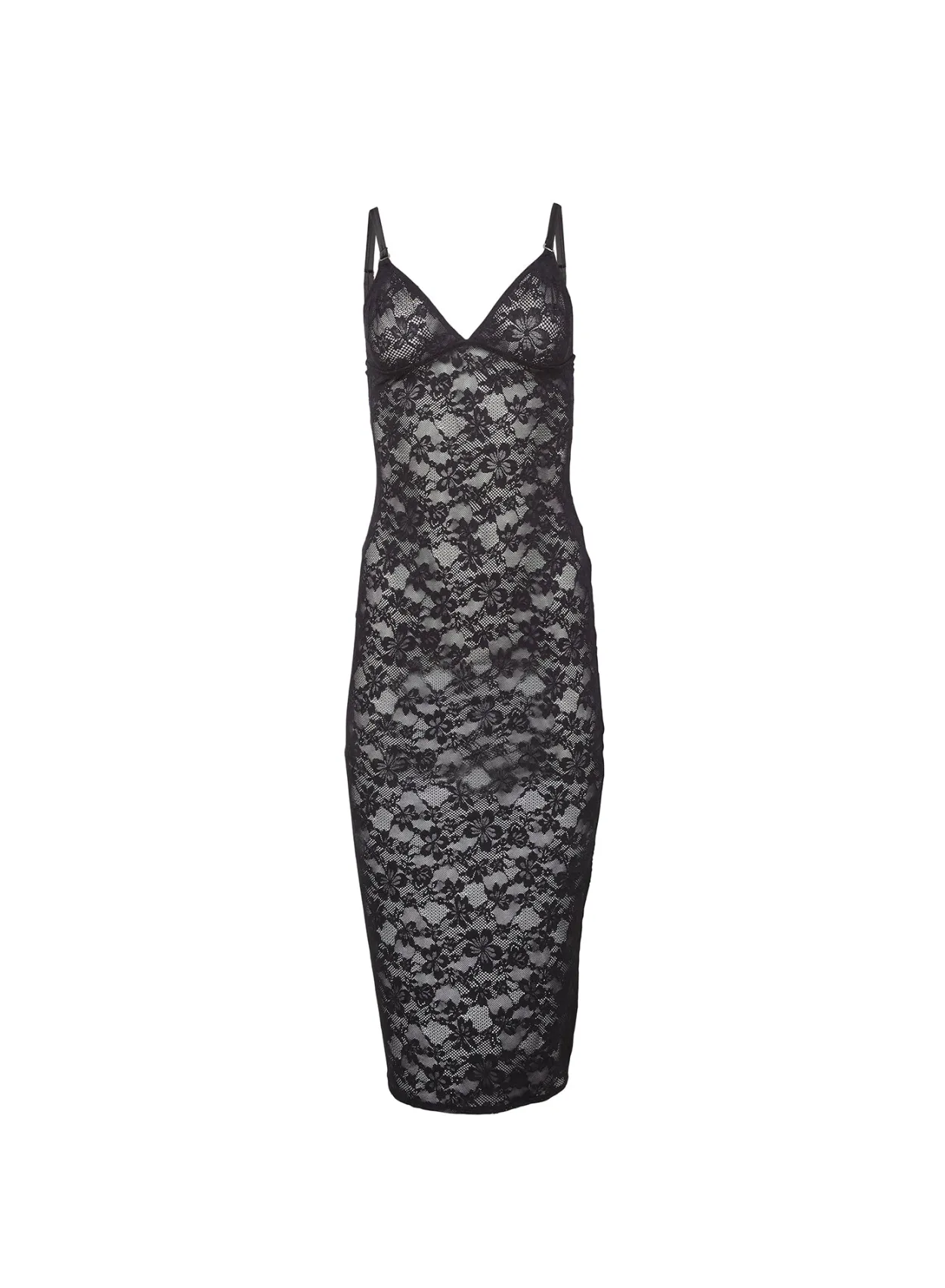 Le Stretch Lace Slip Dress