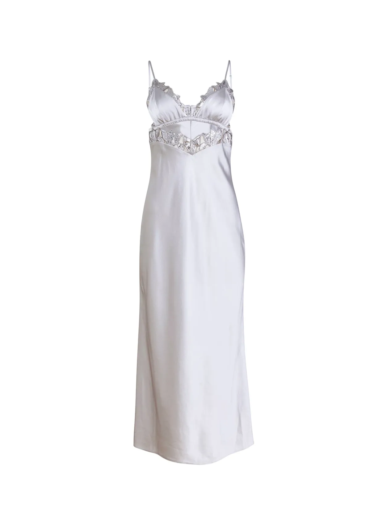 Lily Embroidery Cutout Slip