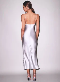 Lily Embroidery Cutout Slip