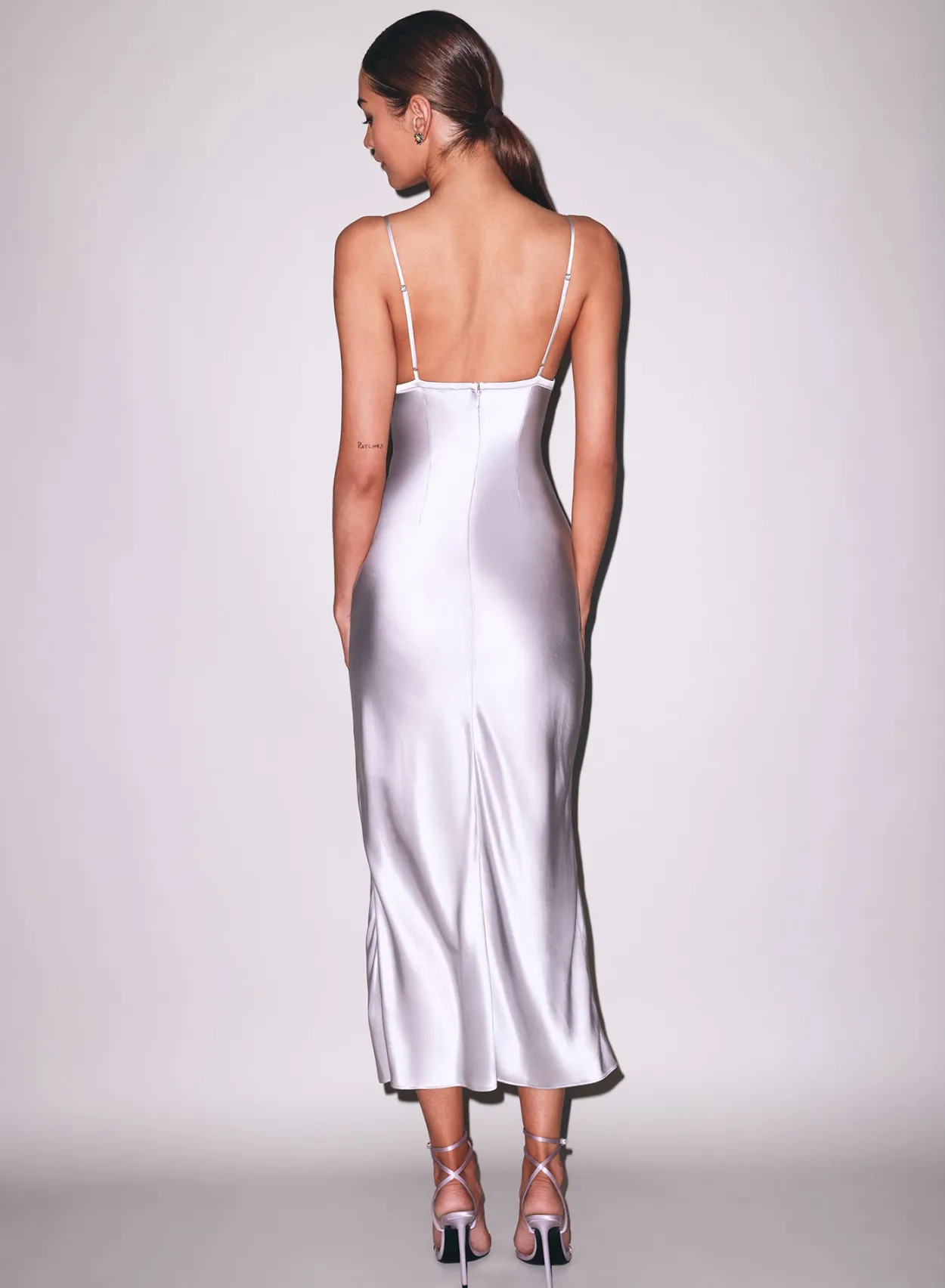 Lily Embroidery Cutout Slip
