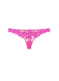 Lily Embroidery Hipster Thong