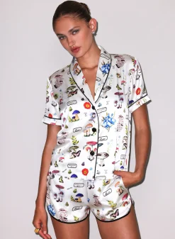 Magical Mushroom PJ Short