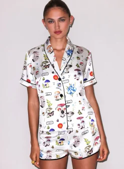 Magical Mushroom Short Sleeve PJ Top