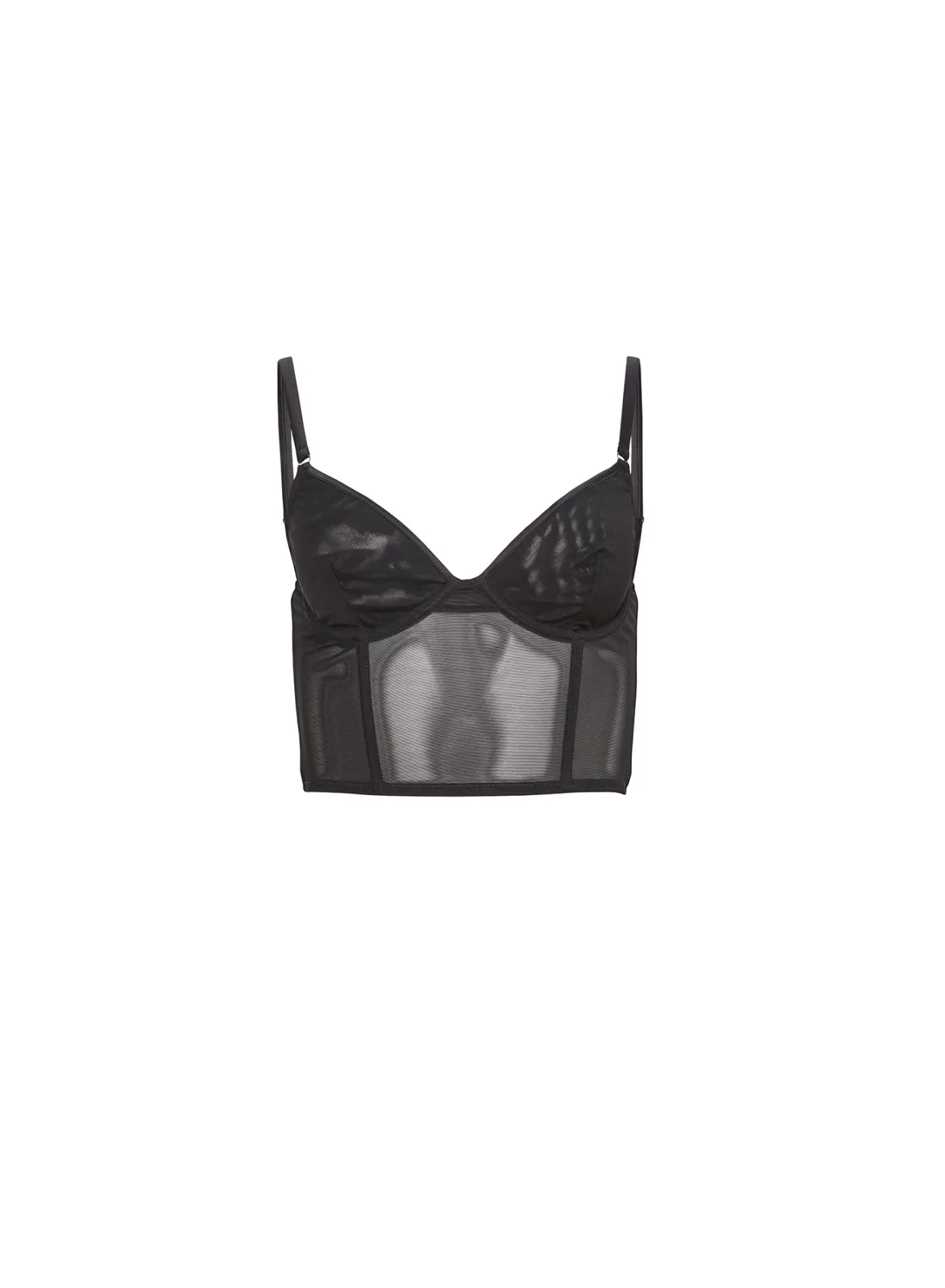 Mesh Longline Bustier