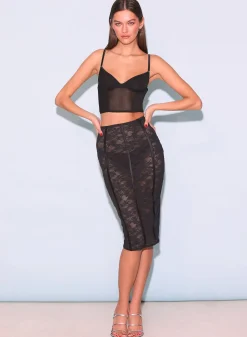 Mesh Longline Bustier