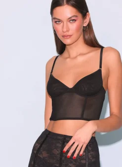 Mesh Longline Bustier