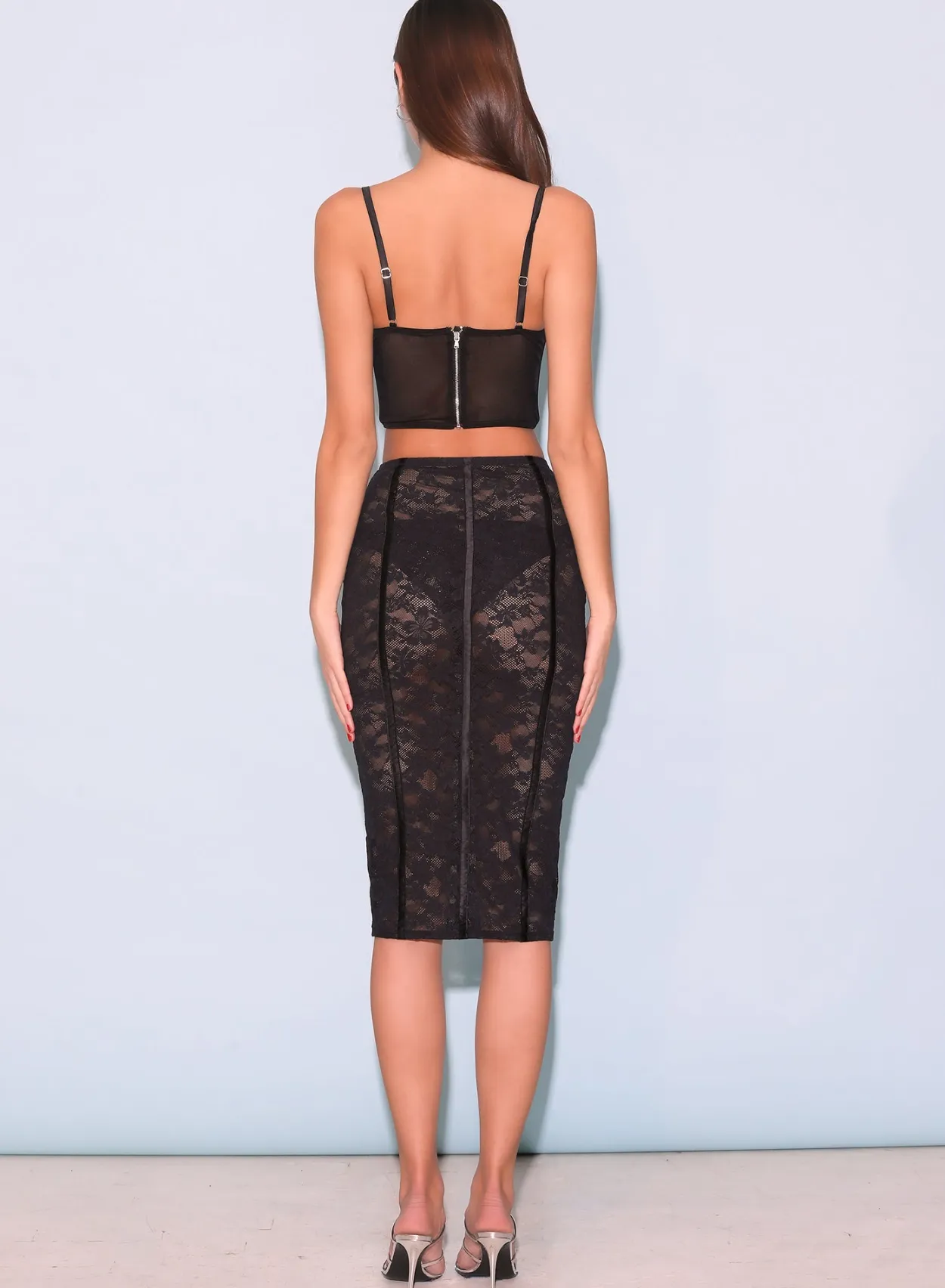 Mesh Longline Bustier