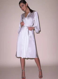 Midi Angel Sleeve Robe