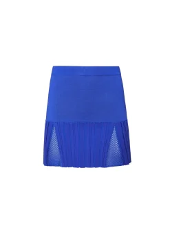 Rib & Crochet Knit Skirt