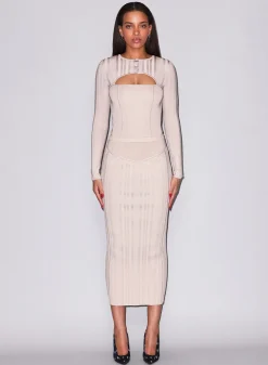 Rib Maxi Skirt