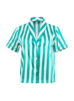 Riviera Stripe PJ Top