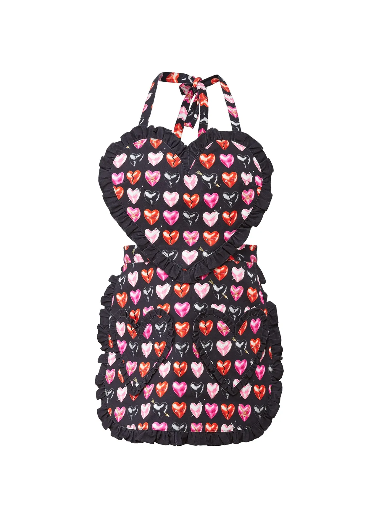 Ruffle Heart Apron