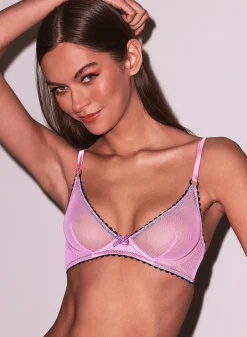 Sabrina Mini Fishnet Demi Bra