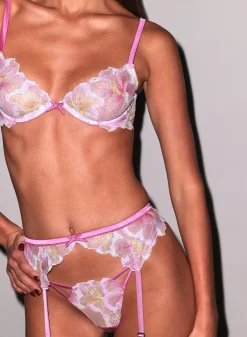 Sequin Hibiscus V-String