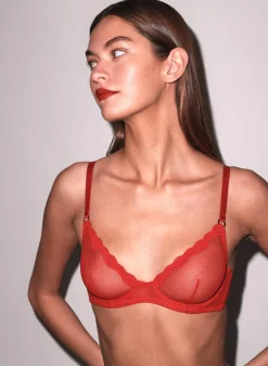 Sheer Tulle Demi Bra
