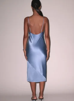Silk Bias Slip Dress