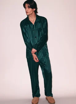 Silk Jacquard PJ Top
