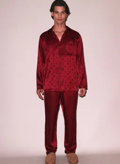 Silk Jacquard PJ Top