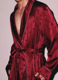 Silk Jacquard Robe