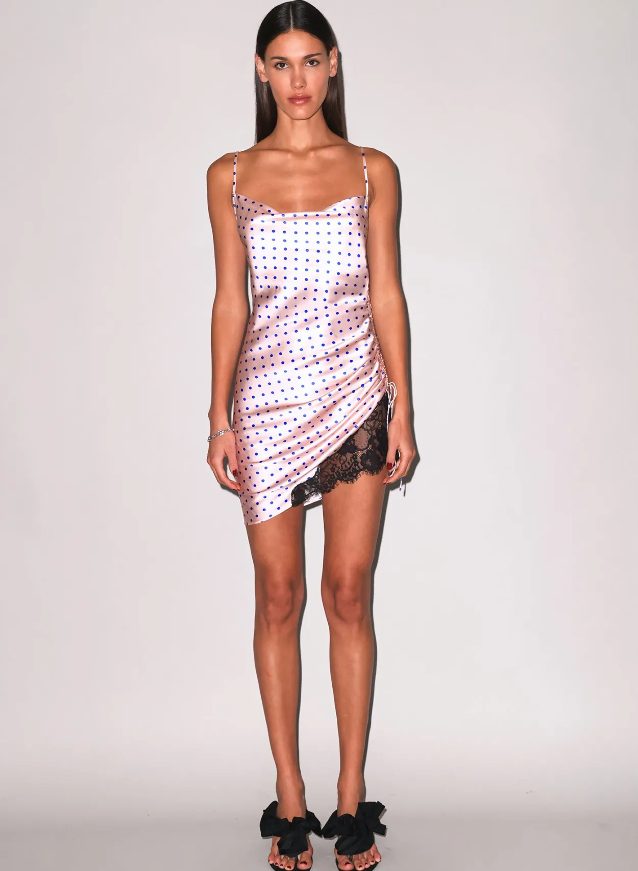 Silk Ruched Dress
