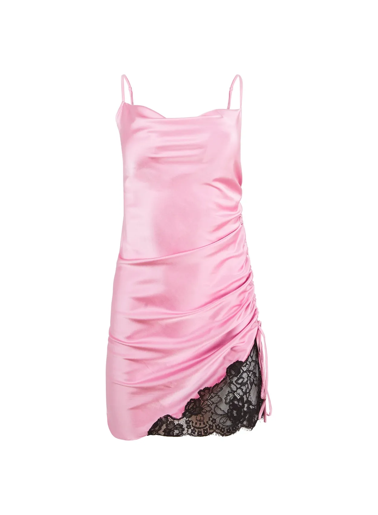 Silk Ruched Dress