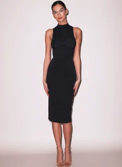 Sleek Jersey Knot Dress