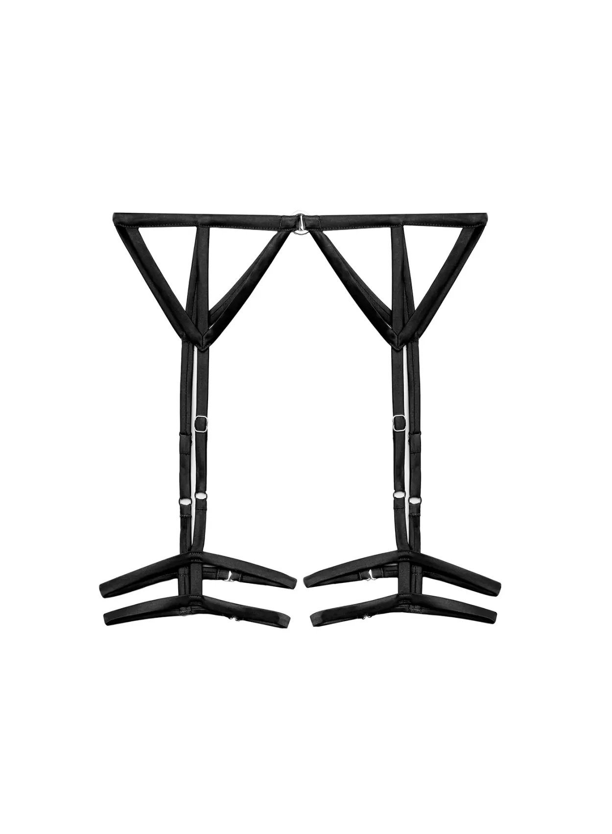 Strappy Bondage Garter Belt