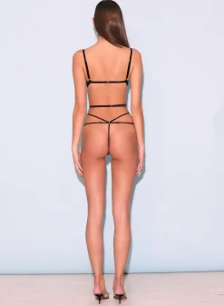 Strappy Bondage Underwire Bodysuit