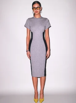 Terry Underbust Midi Dress