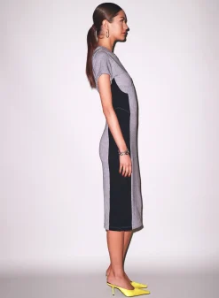 Terry Underbust Midi Dress