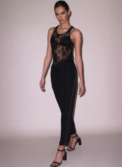 Unisex Bouquet Lace Tank